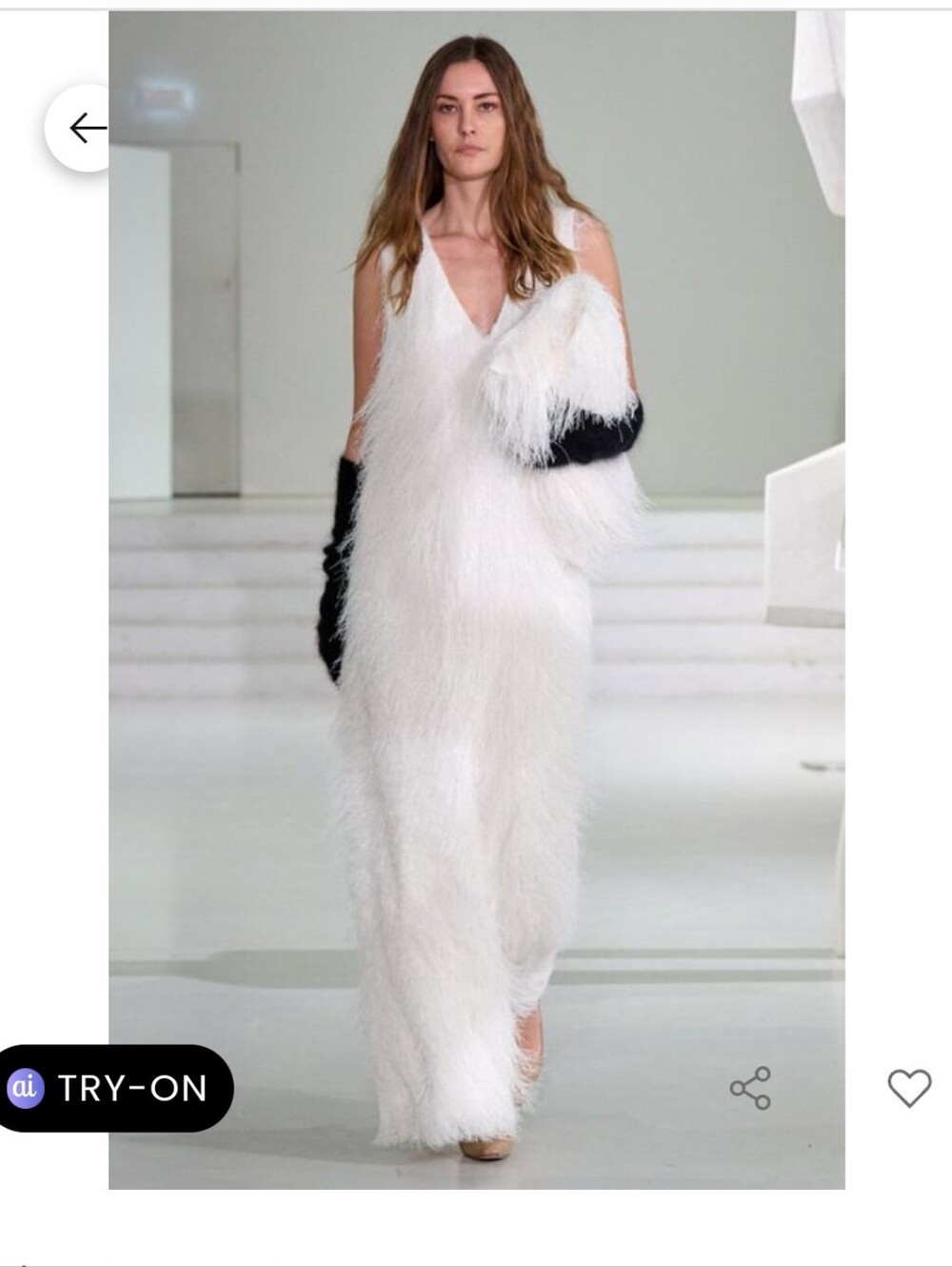 The Sally Faux Fur Gown by THE GARMENT
